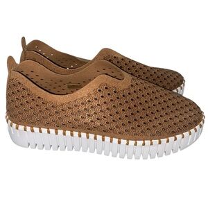 Ilse Jacobsen Platform Tulip Bronze Perforated Laser Cut Size 10 Lightweight